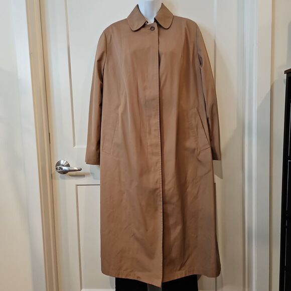 Vintage London Fog Trench Coat sz 14 1/12 -16 see measurements - Picture 6 of 12